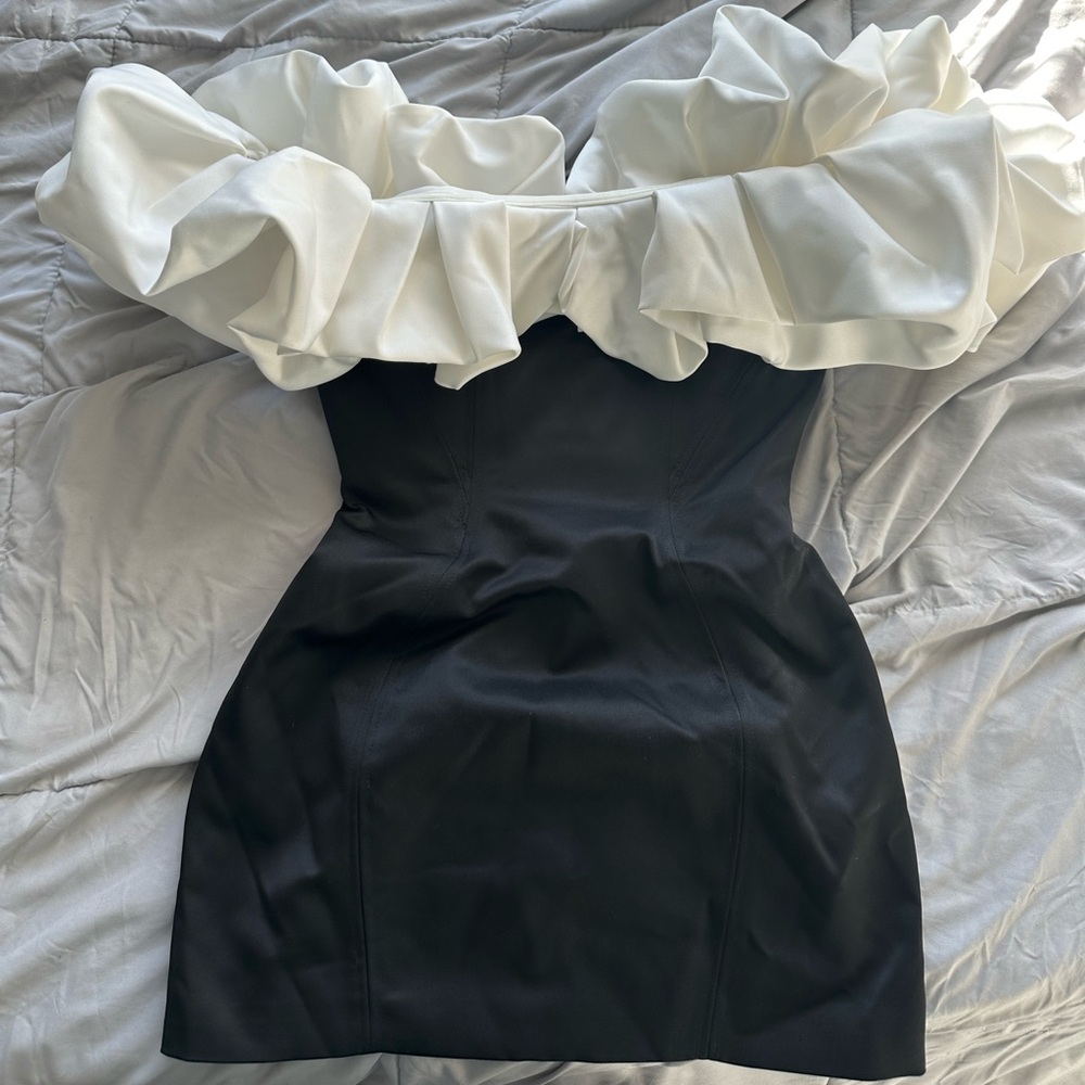 Babyboo Allie Mini Dress Black/White